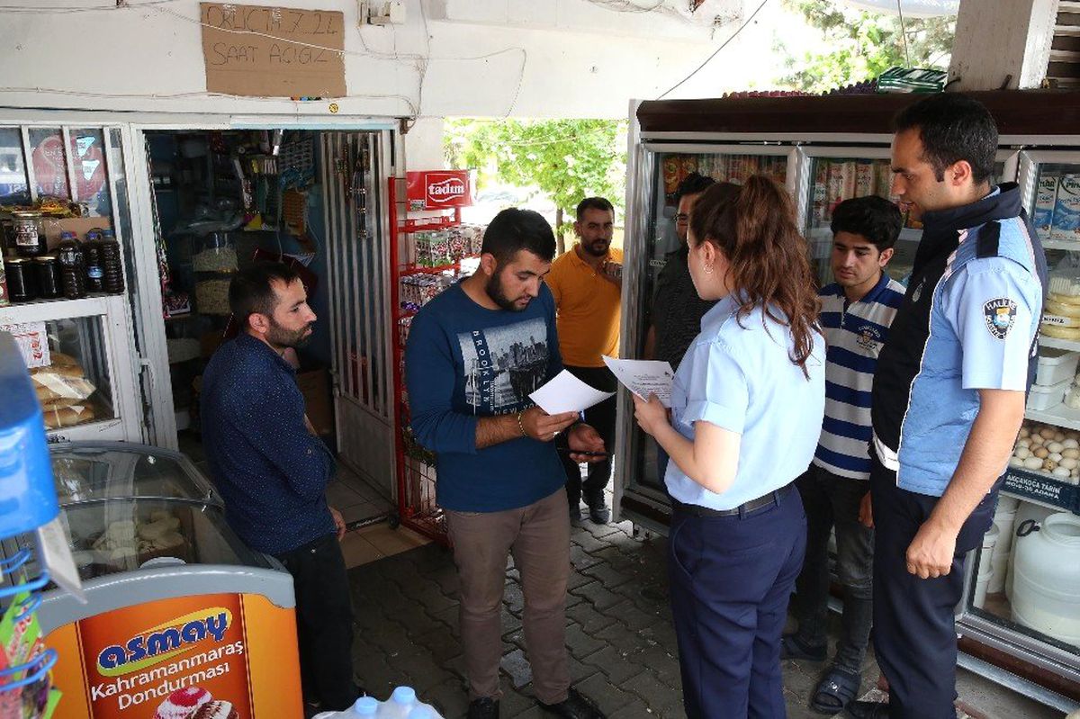 Zabıtalardan Ramazan Bayramı öncesi maytap uyarısı