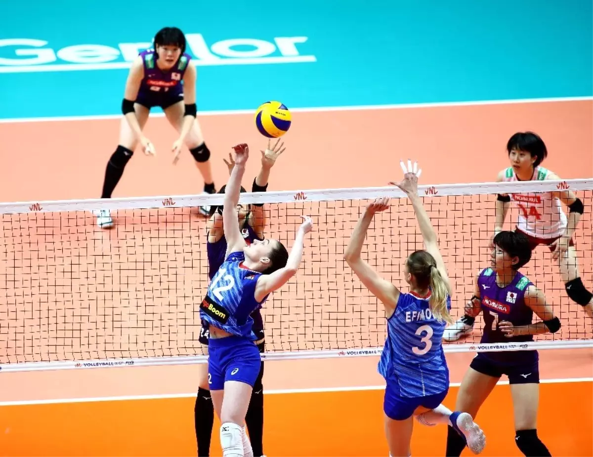 2019 FIVB Voleybol Milletler Ligi: Japonya: 3 - Rusya: 1