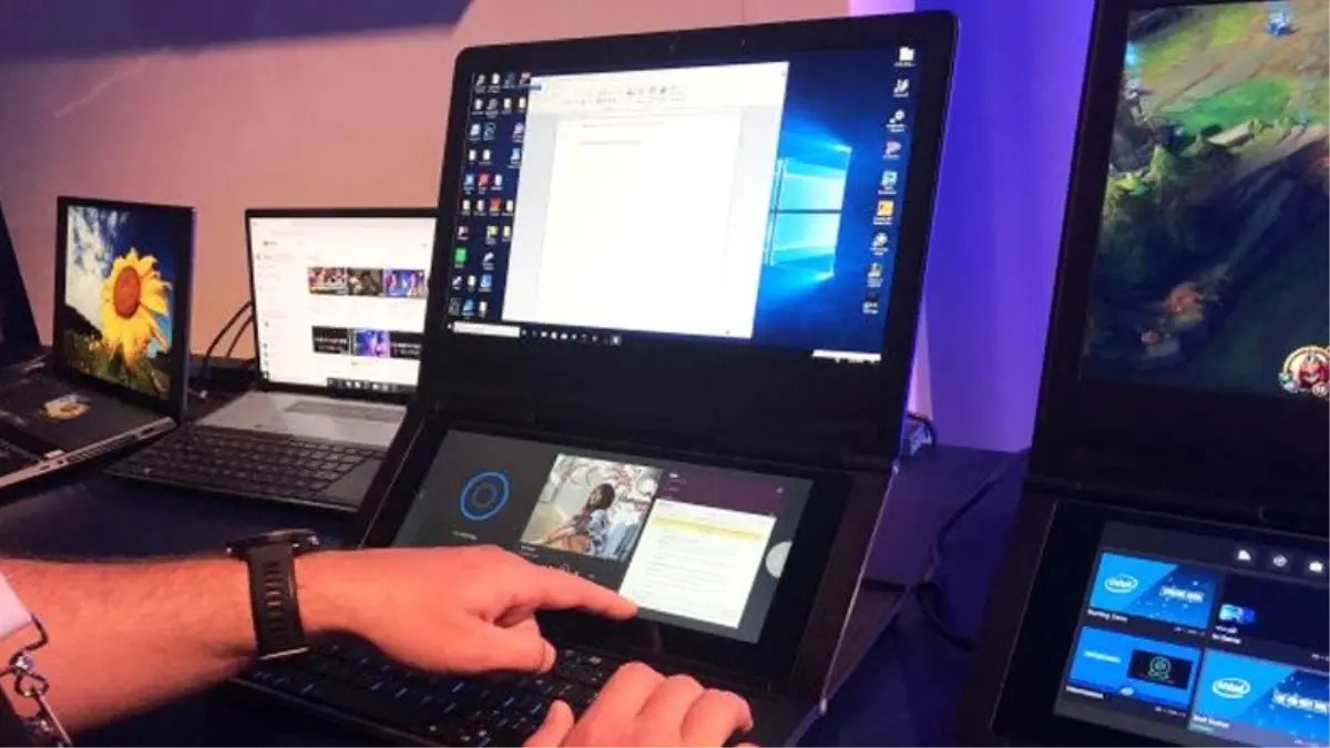 Intel\'in Oyuncuları Şimdiden Heyecanlandıran \'Çift Ekranlı\' Dizüstü Bilgisayarı