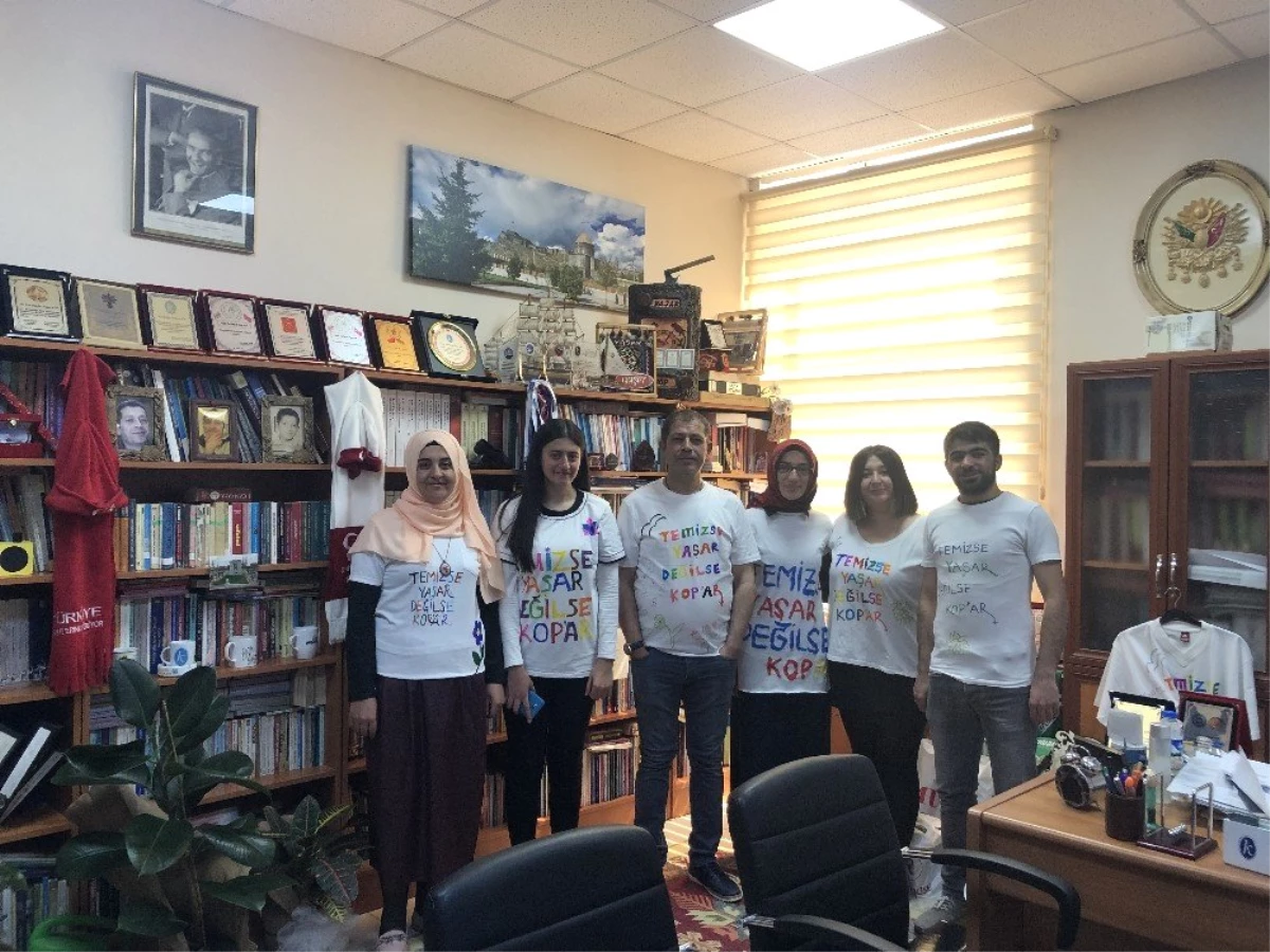Kafkas Üniversitesi öğrencilerinden "Temizse Yaşar" projesi