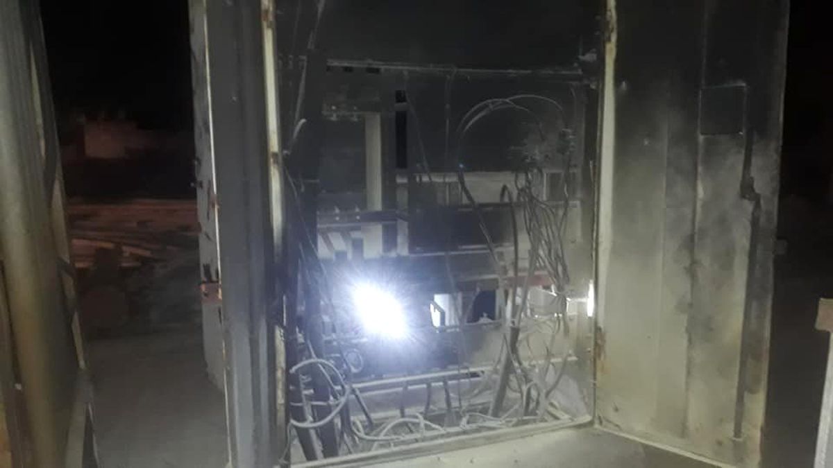 Kahta\'da elektrik trafosu patladı