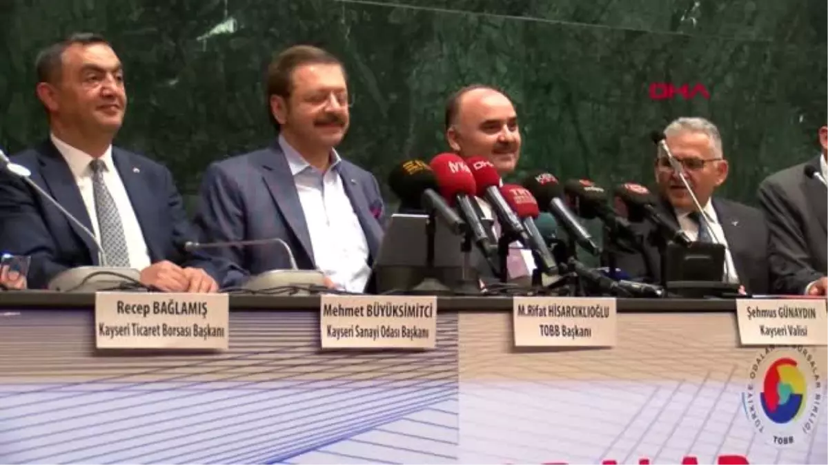 KAYSERİ Hisarcıklıoğlu: 81 ilin 80\'nine yaptığım ziyaretlerde Kayseri\'yi örnek gösterdim