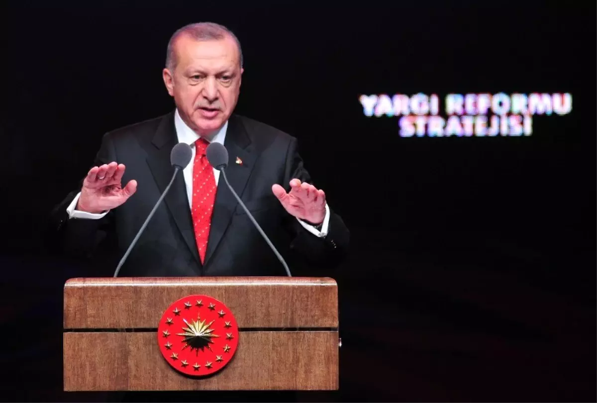 Cumhurbaşkanı Erdoğan "Yargı Reformu Strateji Belgesi"ni açıkladı