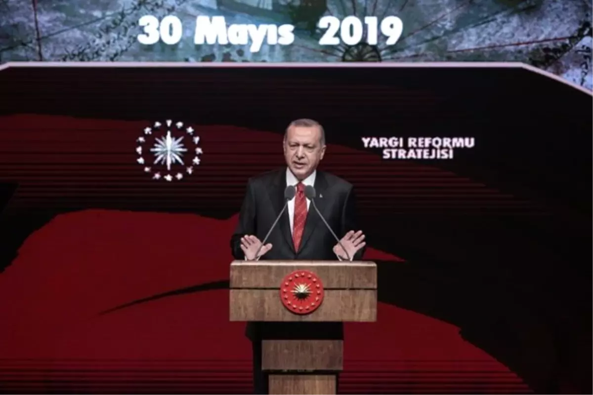 Erdoğan, Yargı Reformu Stratejisi Programı\'nda konuşuyor