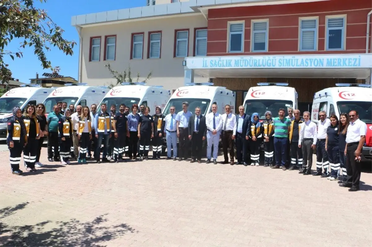 Elazığ\'da yeni 6 ambulans hizmete girdi