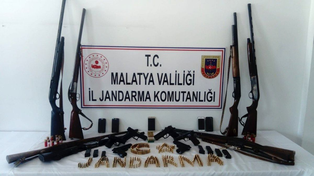 Malatya\'da silah kaçakçılığı operasyonu