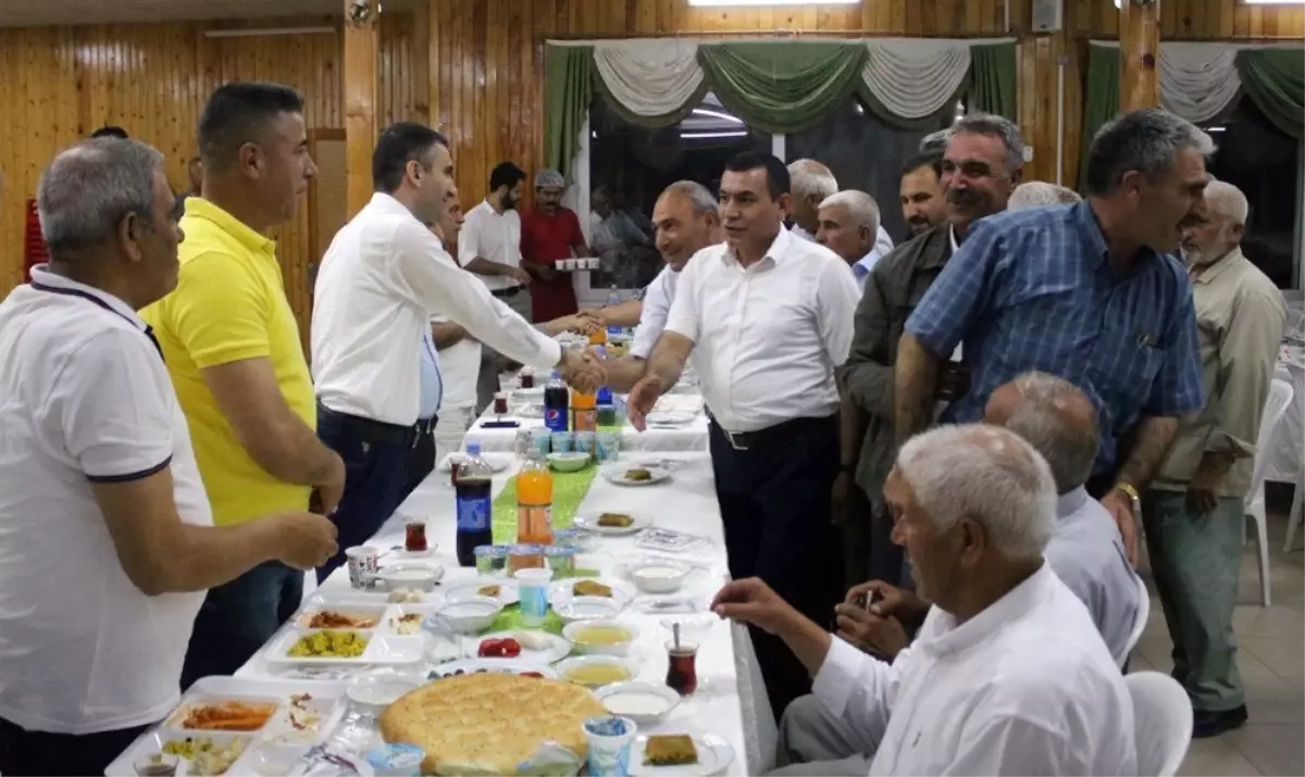 Muhtarlar kaymakamlığın iftarında buluştu