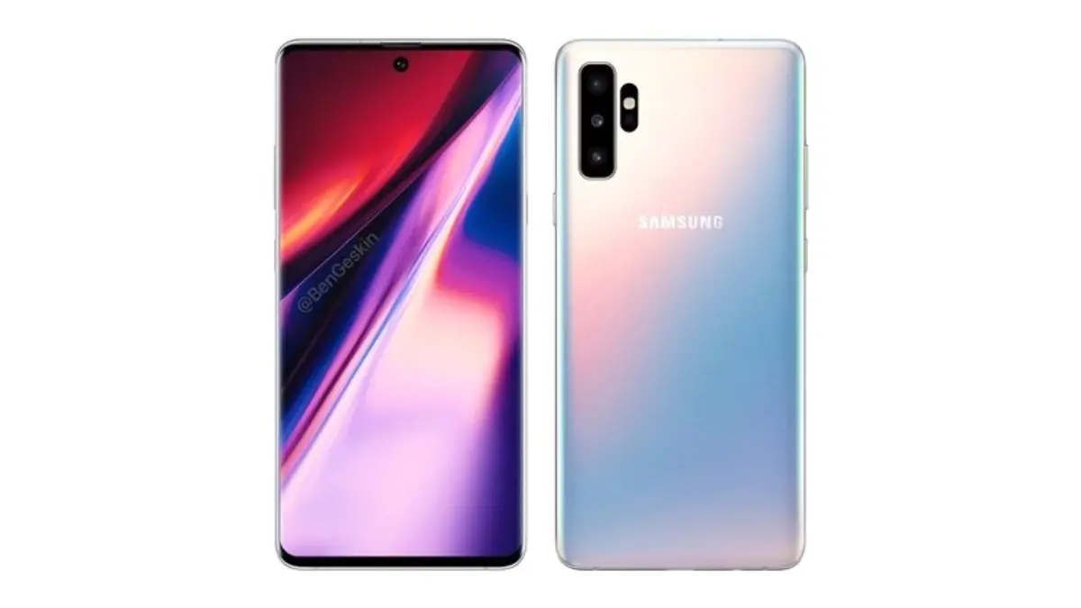 Samsung Galaxy Note10\'un P30 Pro Benzeri Tasarımı Ortaya Çıktı