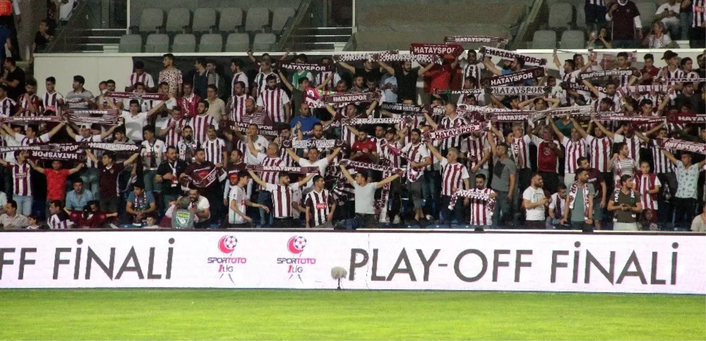 Spor Toto 1. Lig Play-Off Final: Hatayspor: 0 - Gazişehir Gaziantep: 1 (İlk yarı)