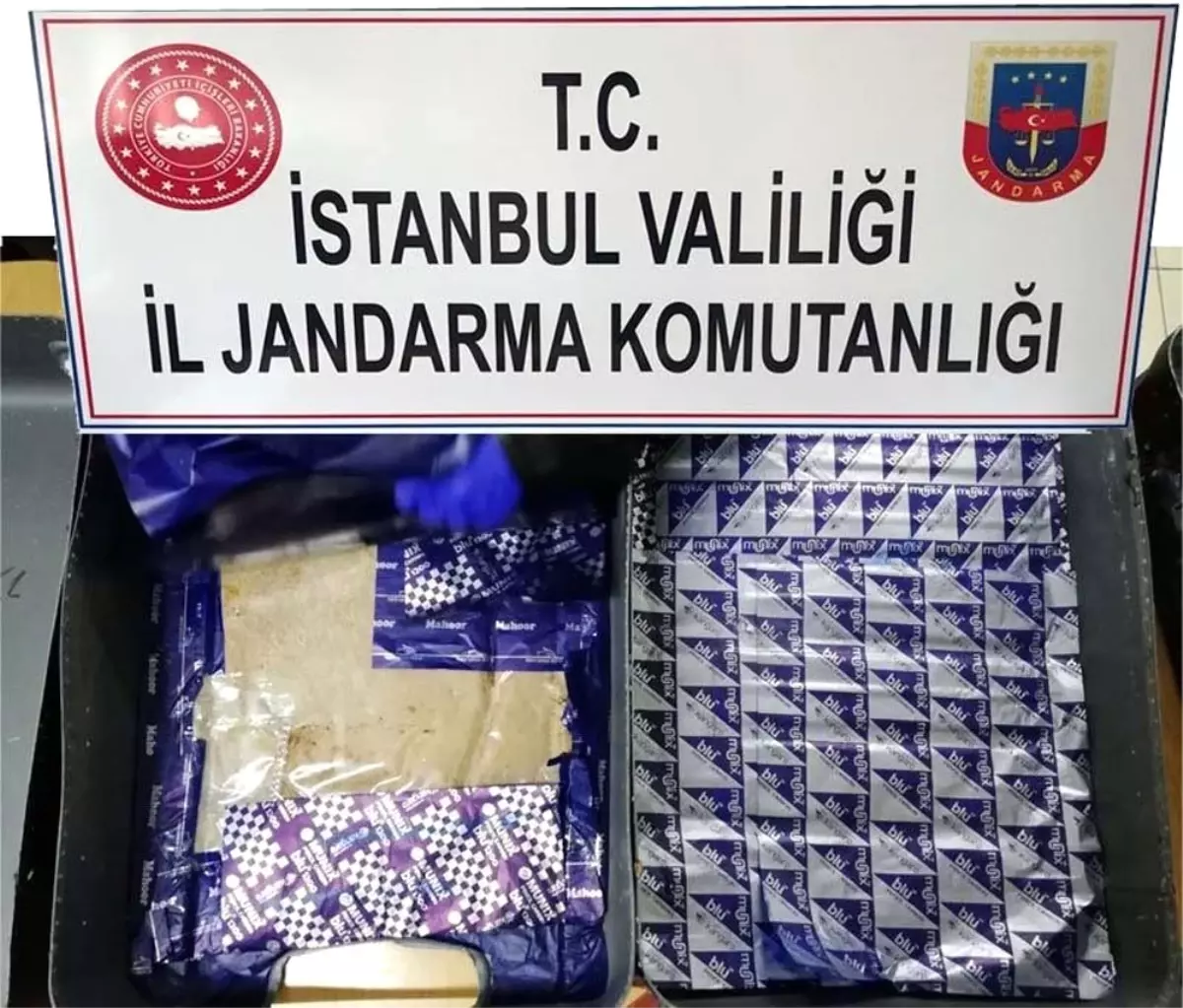 Valizden 8 kilo eroin çıktı