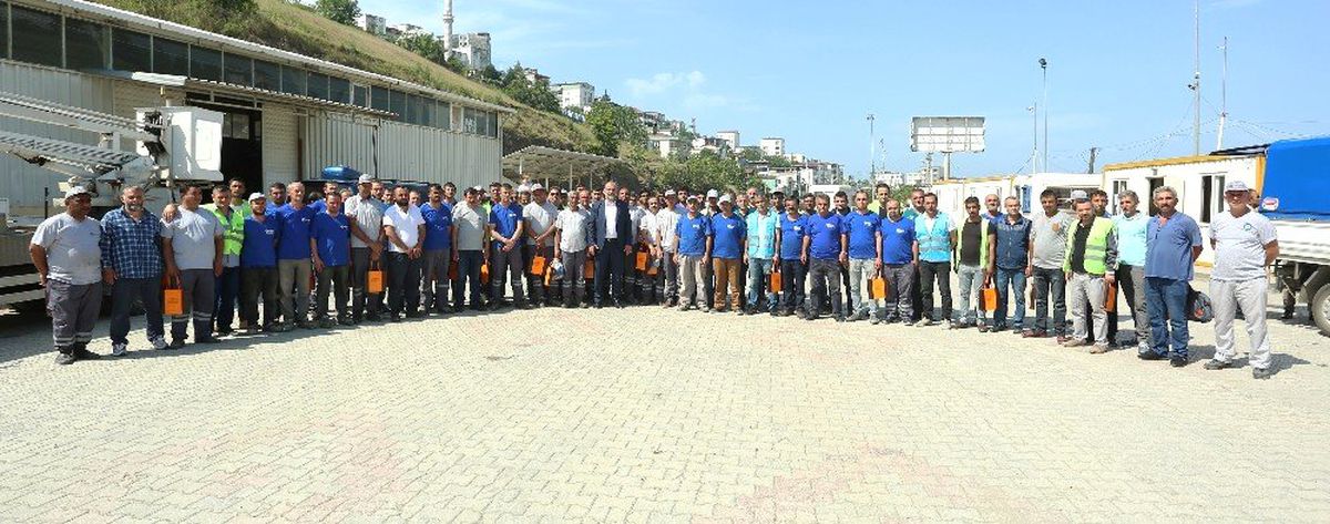 Canik\'te bayramlaşma coşkusu başladı