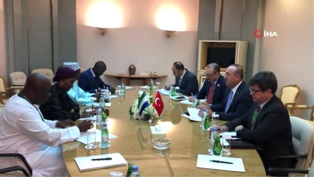 Çavuşoğlu, Sierra Leone Dışişleri Bakanı Tunis ile Görüştü