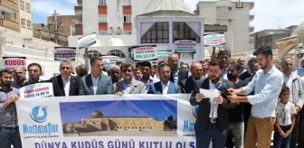 Cizre'de israilin Kudüs işgali kınandı