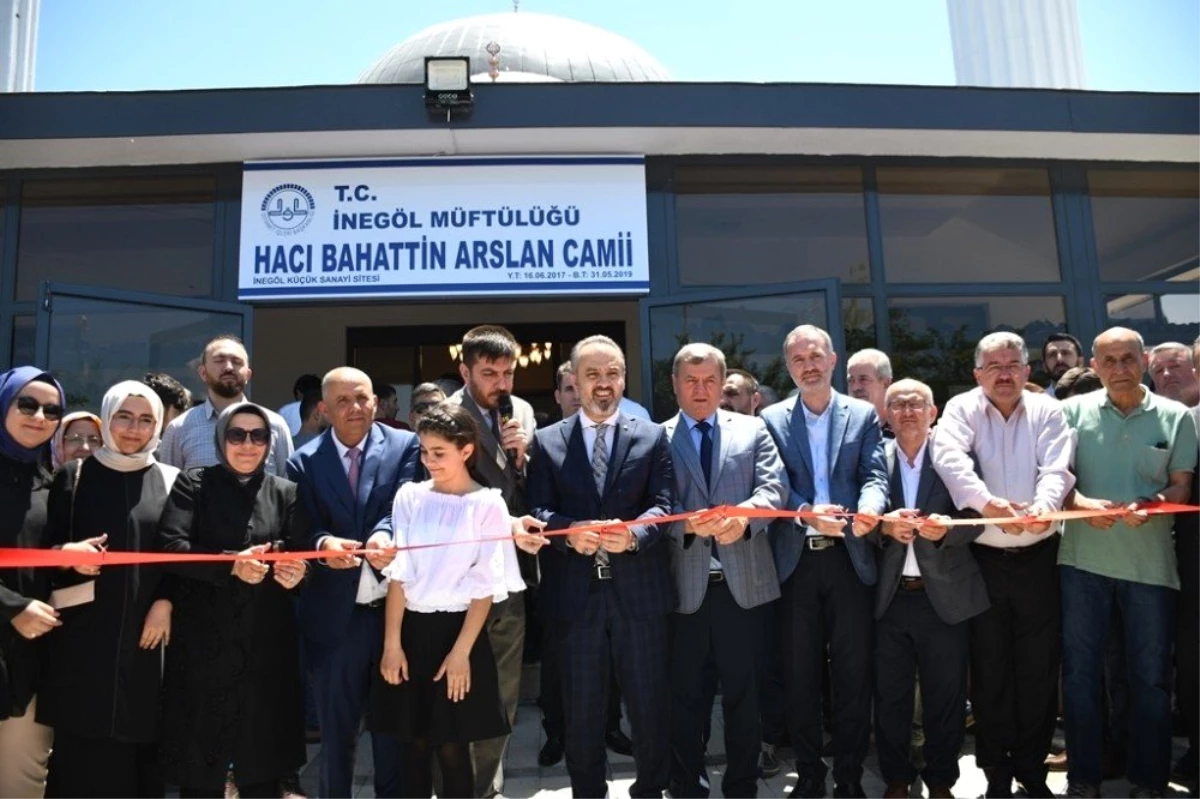 Hacı Bahattin Arslan Camii ibadete açıldı
