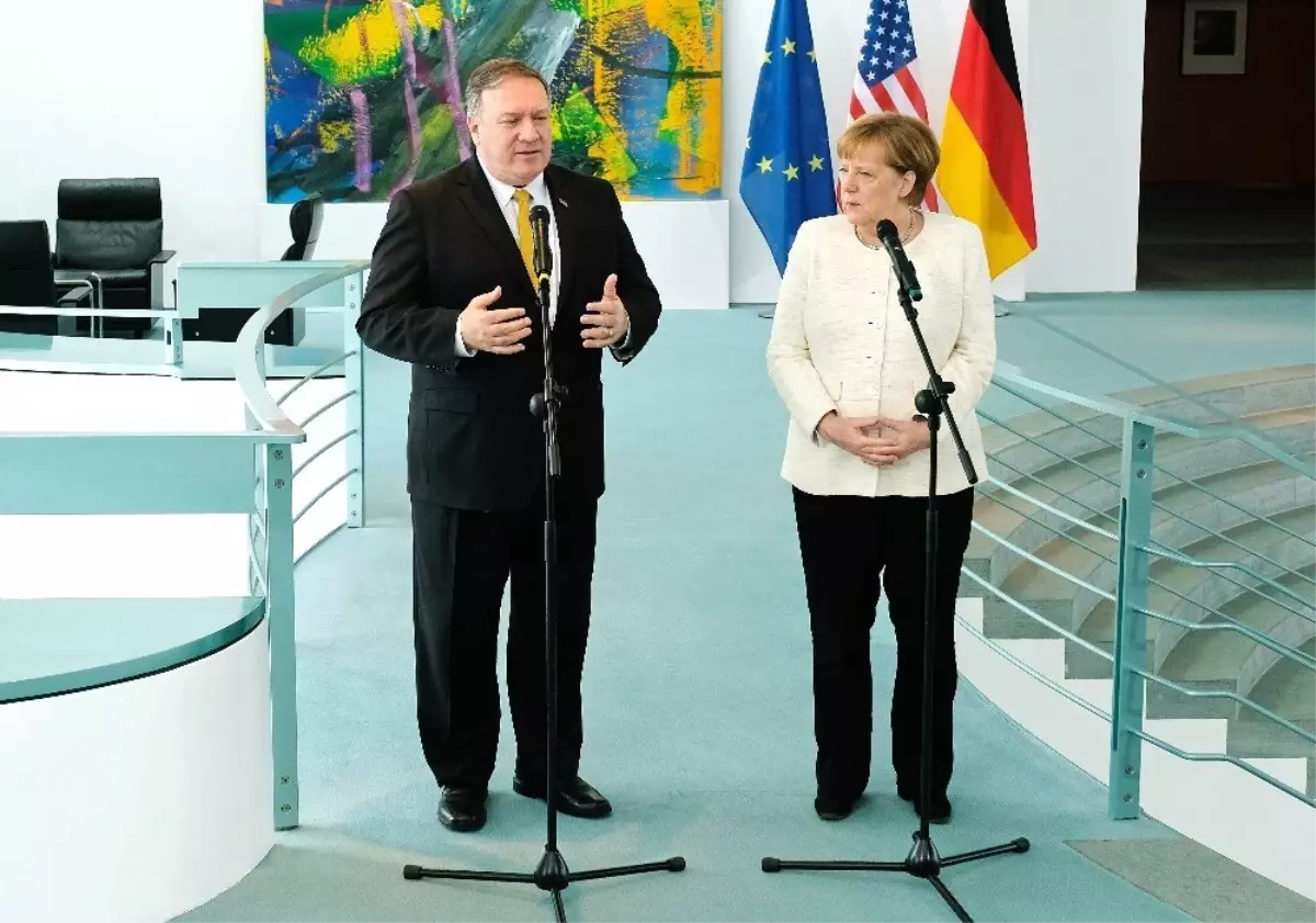 Merkel, Pompeo ile görüştü