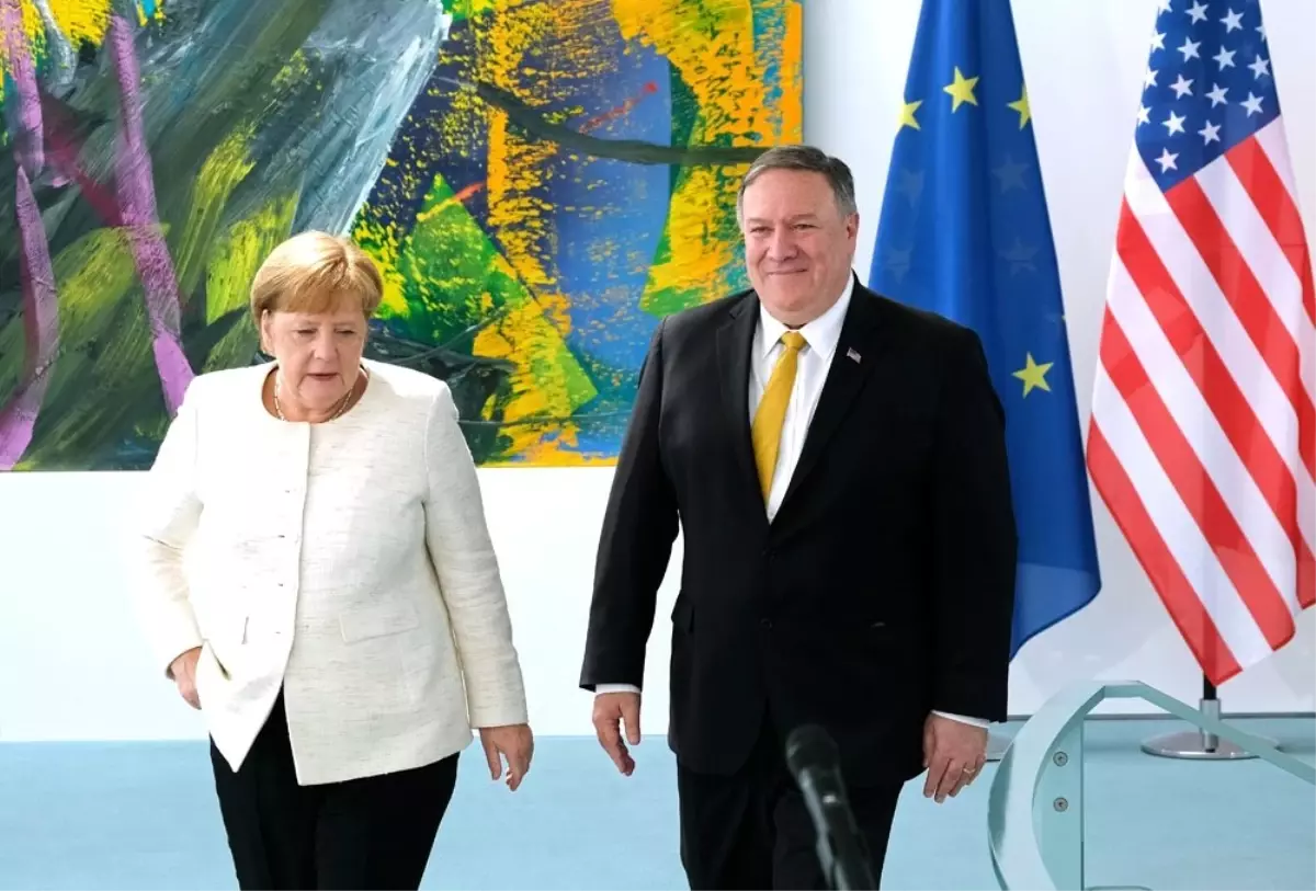 Merkel, Pompeo ile görüştü