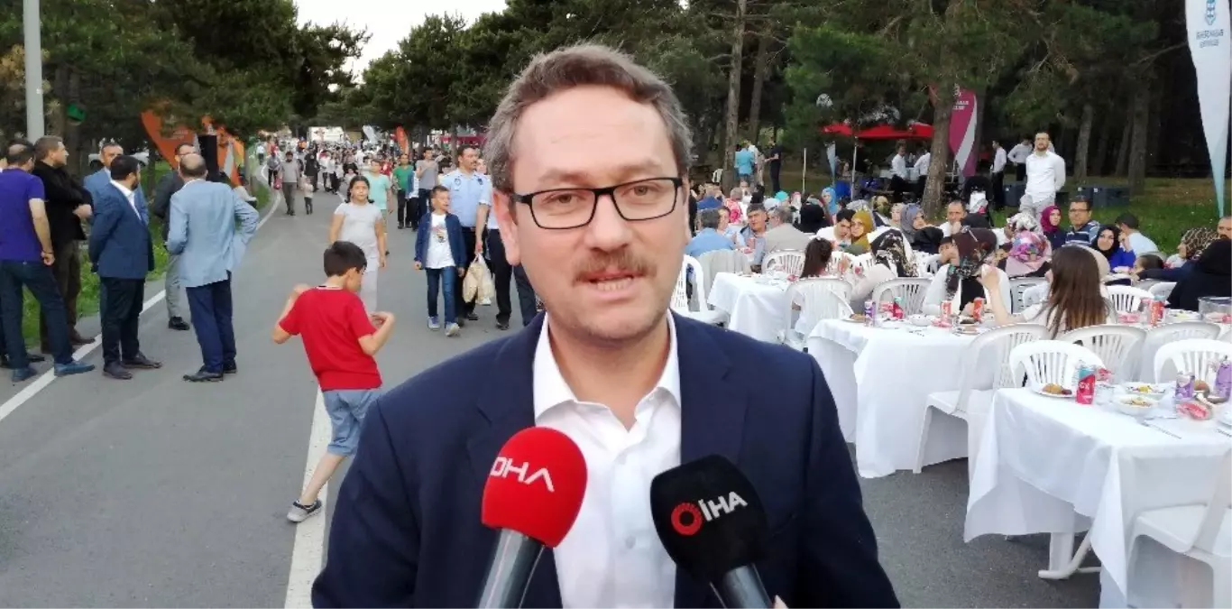 Şamlar Tabiat Parkı\'nda 3 bin kişi iftarda buluştu