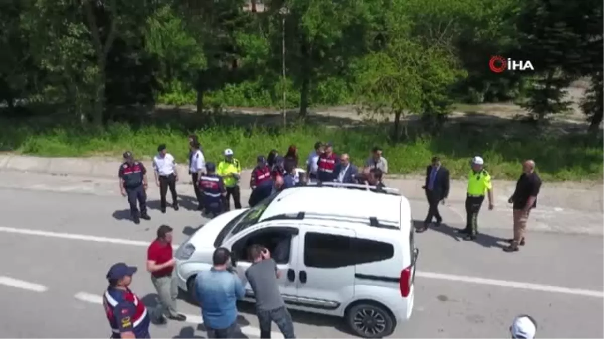 Vali Şakalar trafik kontrolü uygulamalarını denetledi