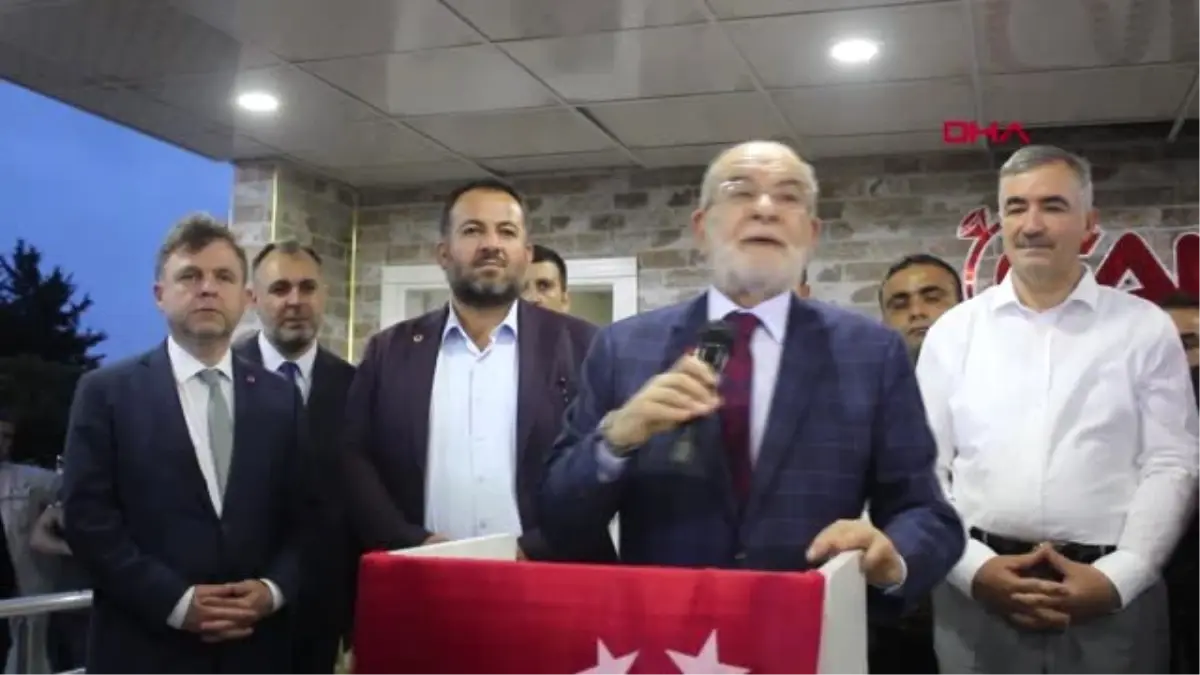 ADIYAMAN Karamollaoğlu İstiyoruz ki dertlerimiz sorunlarımız çözülsün