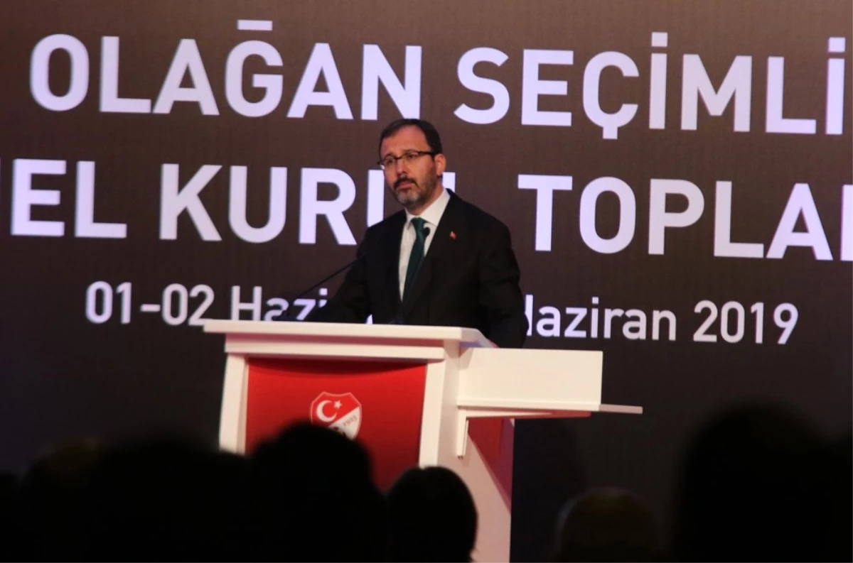 Bakan Kasapoğlu: "Finansal fair play şartlarına hakim olmalıyız"