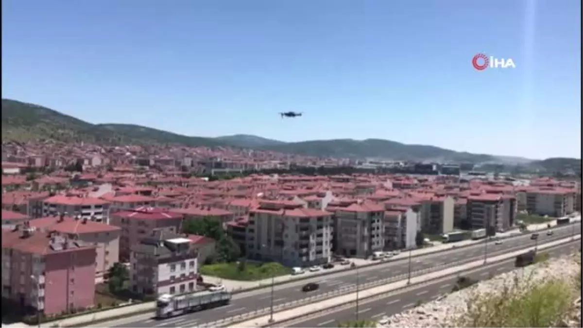 Bozüyük\'te drone ile trafik denetimi yapıldı