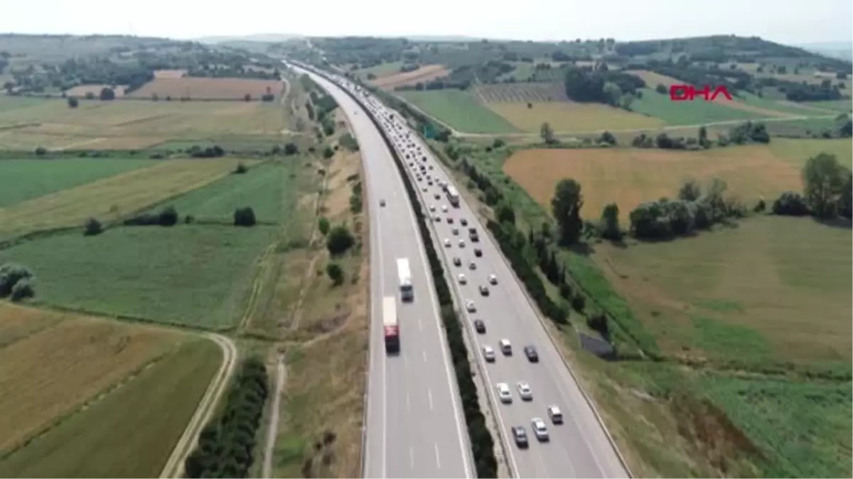 BURSA İstanbul-Bursa otoyolunda trafik durma noktasına geldi