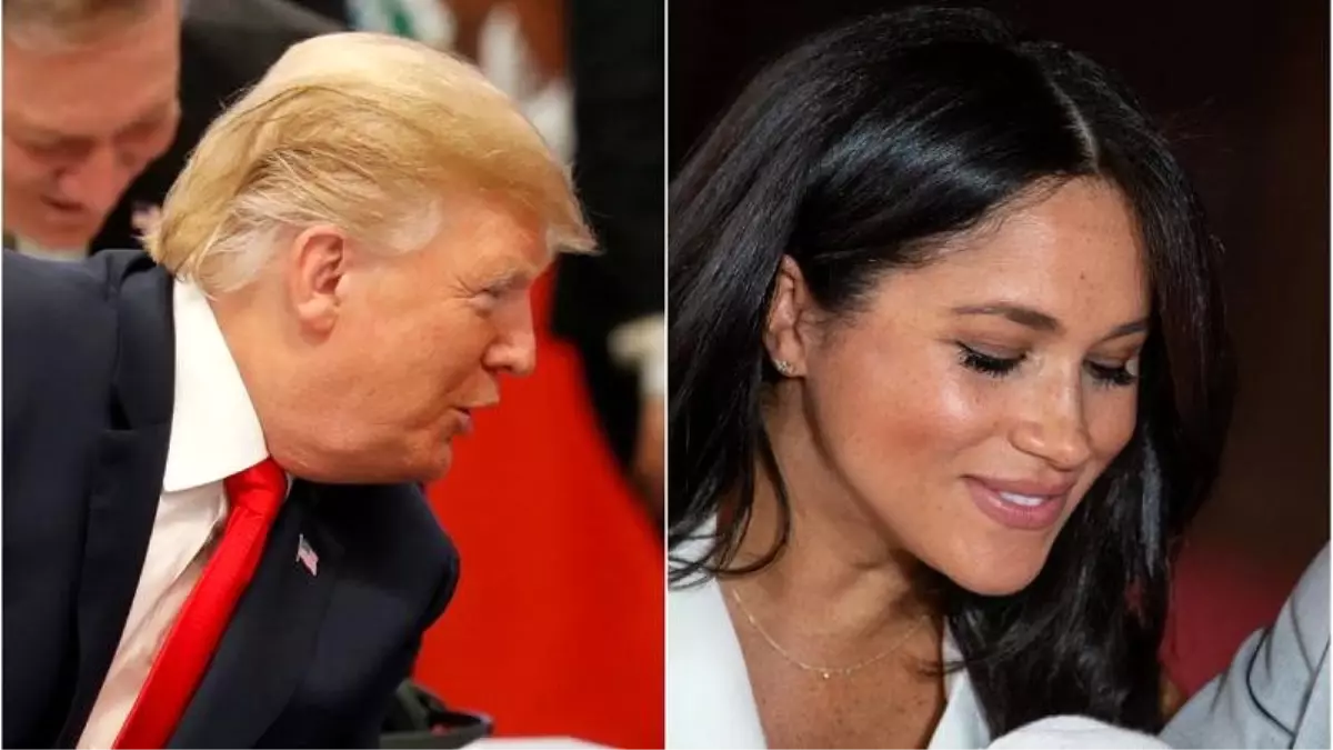 Donald Trump, Düşes Markle\'a önce \'iyi prenses\' sonra \'edepsiz\' dedi