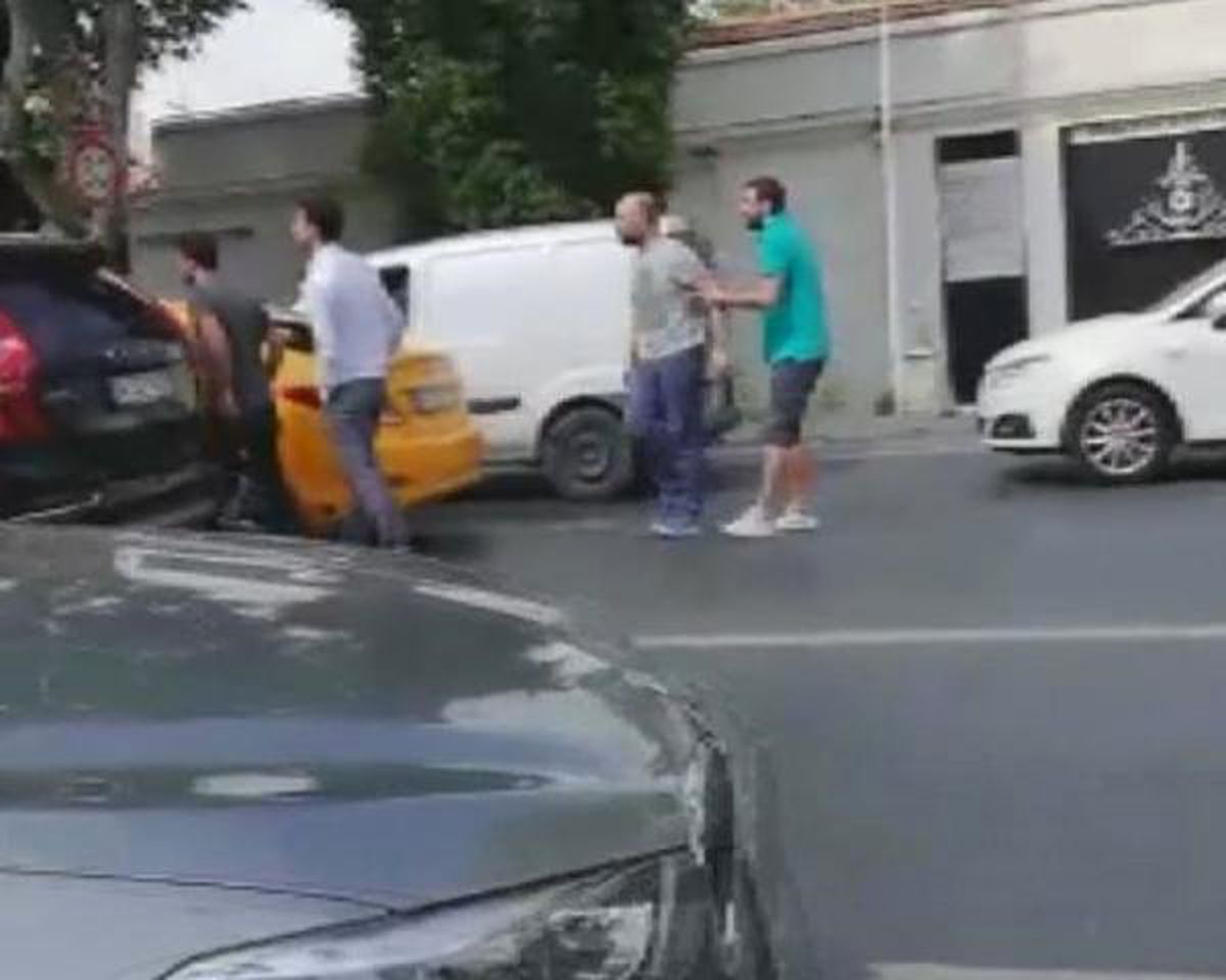 Halit Ergenç\'in trafik kavgası kamerada