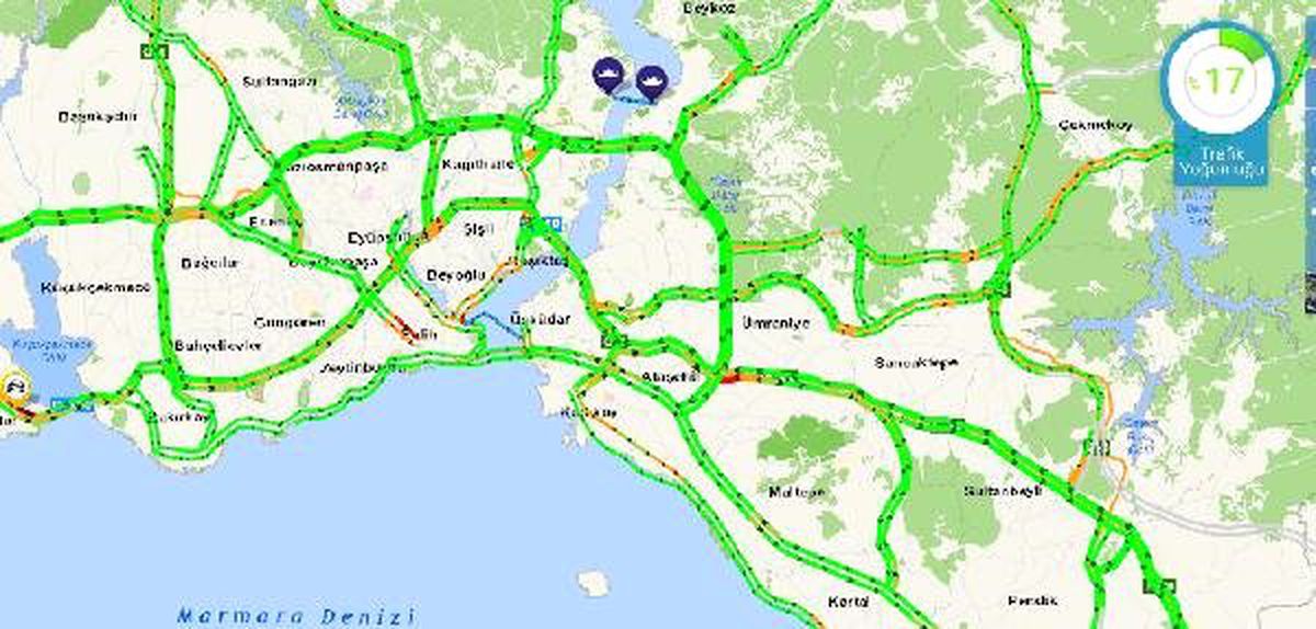 İstanbul\'da yollar boş kaldı
