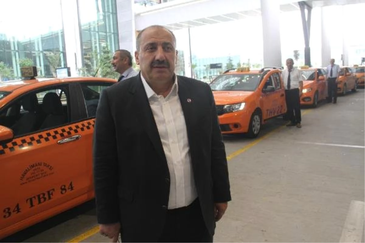 İstanbul Havalimanı taksicilerinden "Uber" açıklaması