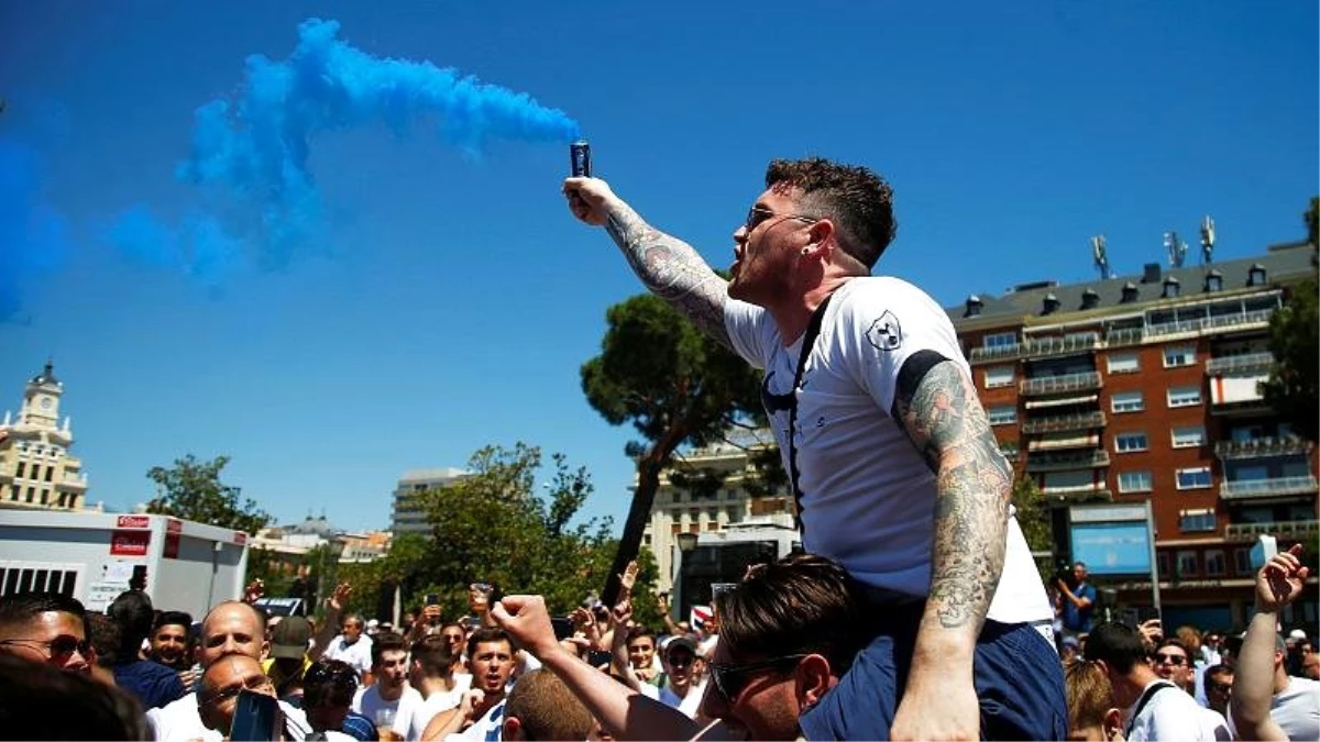 Madrid\'de Şampiyonlar Ligi final heyecanı: Taraftarlar sokaklarda