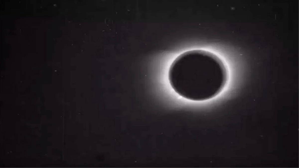 120 Yıl Önceki Güneş Tutulmasının Görüntüleri Ortaya Çıktı (Video)