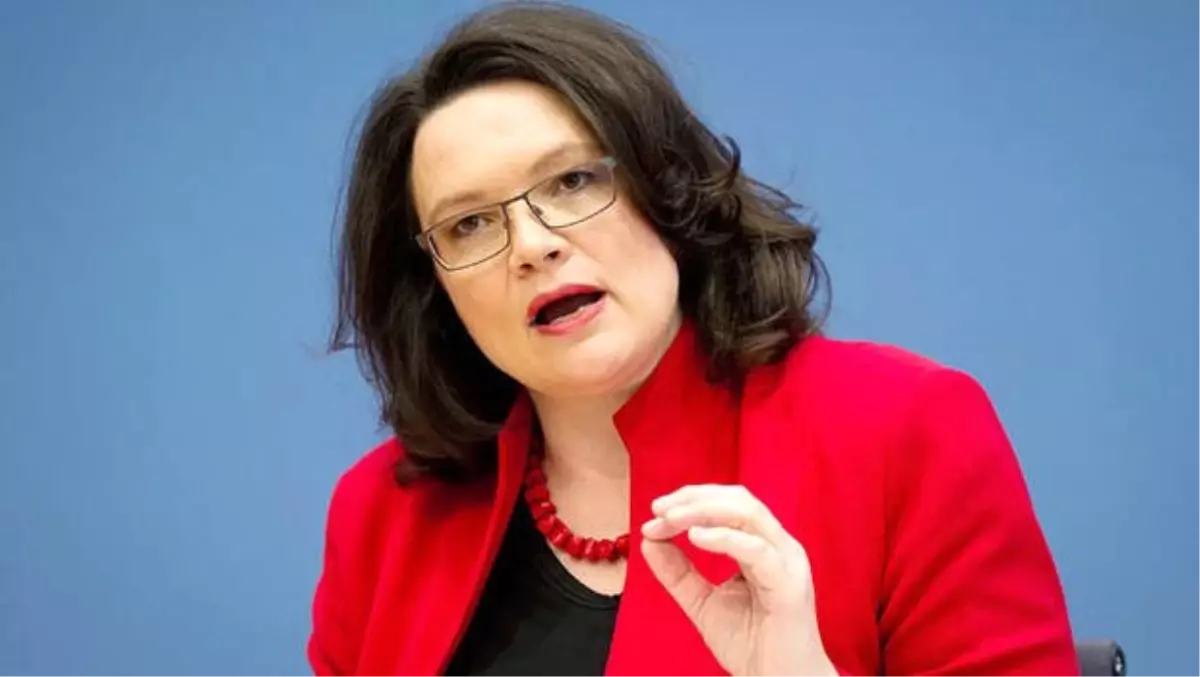 Nahles istifa etti