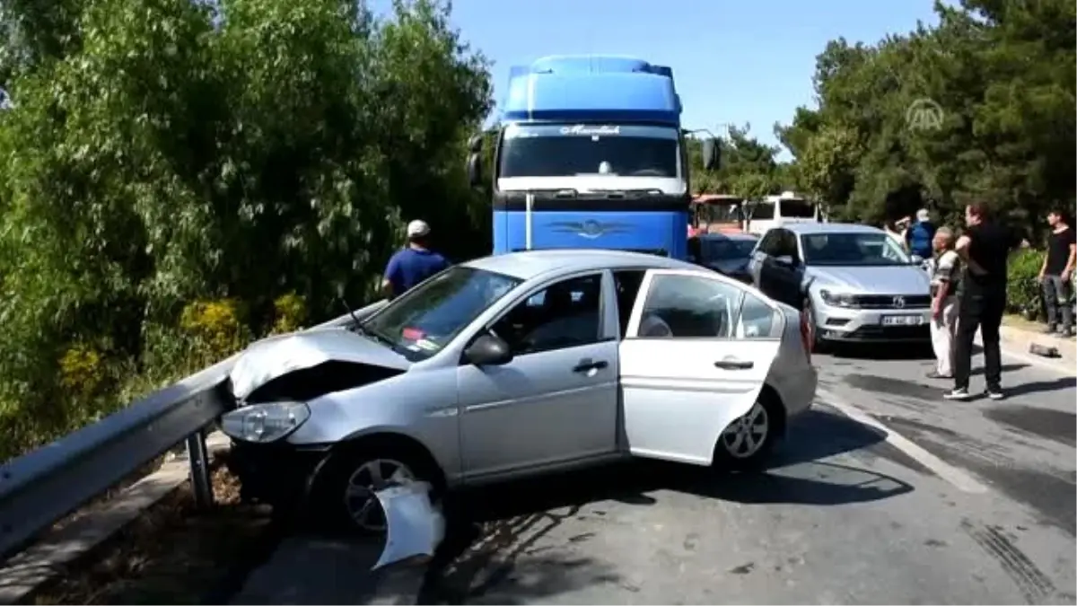 Bodrum\'da zincirleme trafik kazası