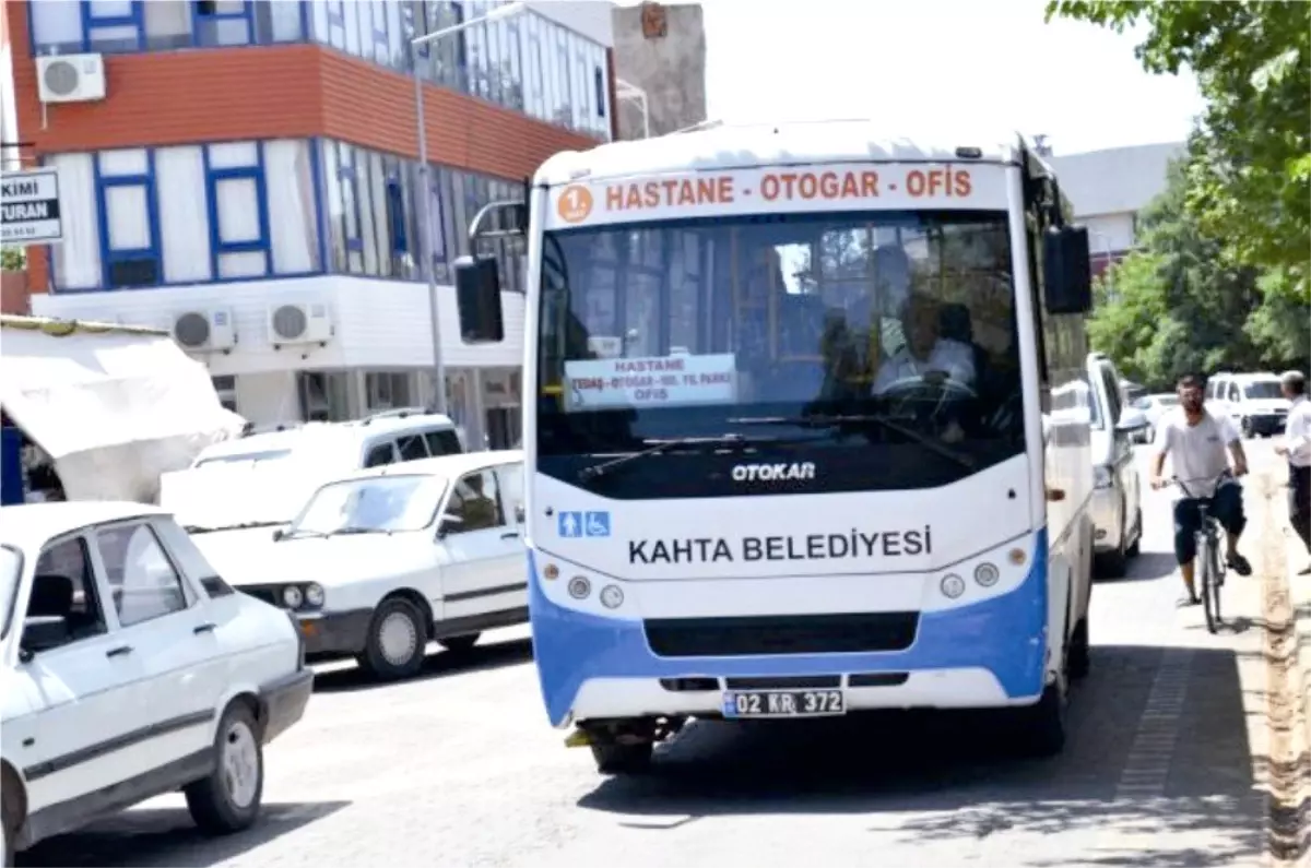 Kahta Belediyesi\'nden ücretsiz ulaşım hizmeti