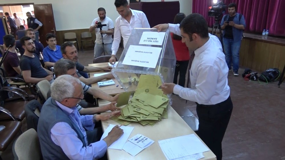 Keskin\'de oy verme işlemi tamamlandı