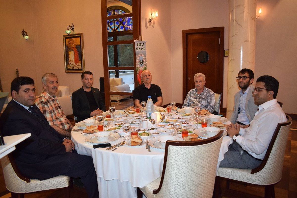 Muş\'lu işadamları Bursa\'daki iftarda buluştu