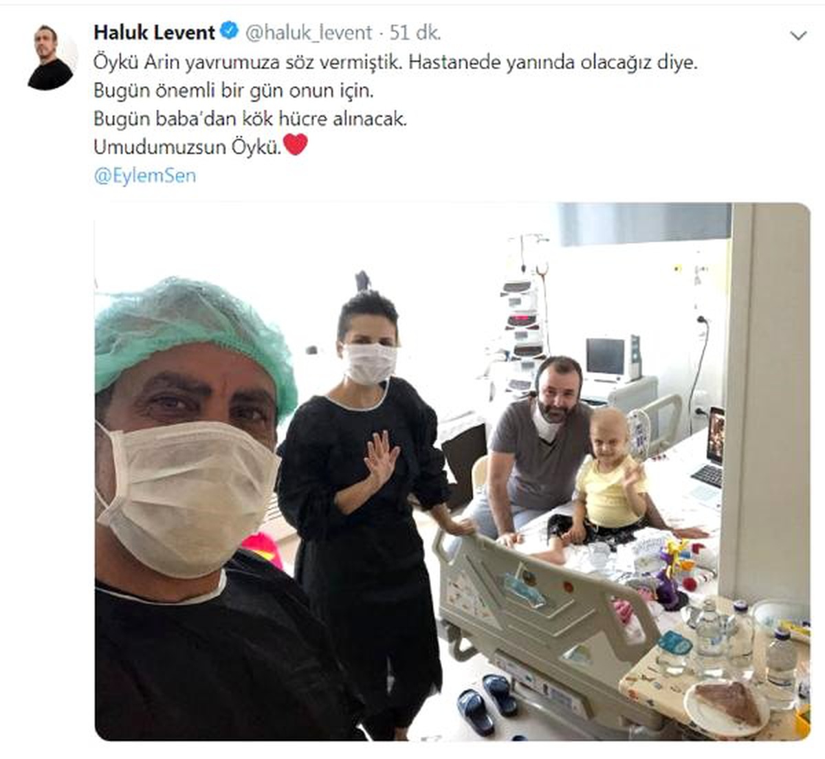 Öykü Arin iyileşince Disneyland\'a gidecek (2)