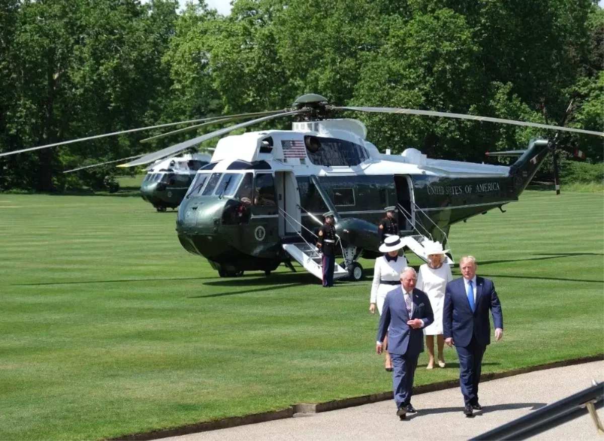 ABD Başkanı Trump, Kraliyet Sarayı\'nda resmi törenle karşılandı