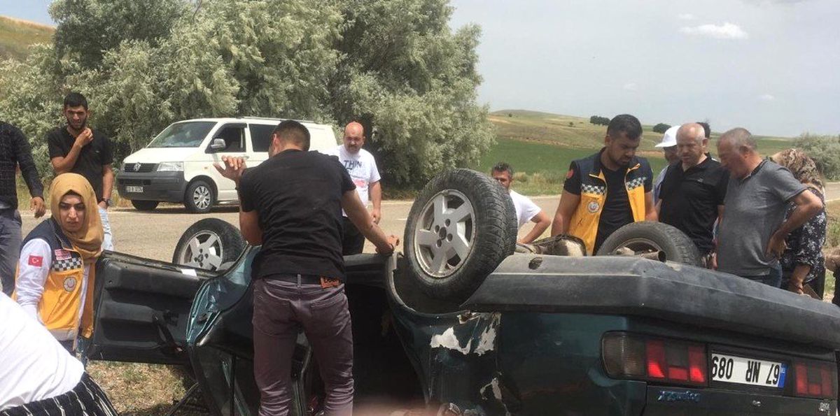 Kırşehir\'de kaza: 1 ağır yaralı