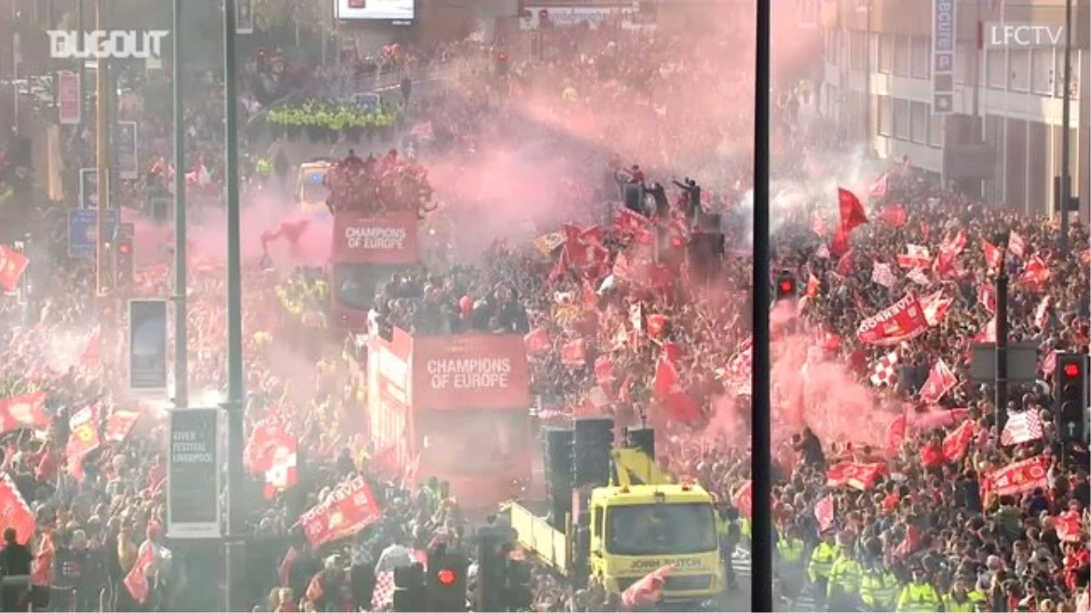 Liverpool FC Şampiyonlar Ligi Galipleri Kupası Parade