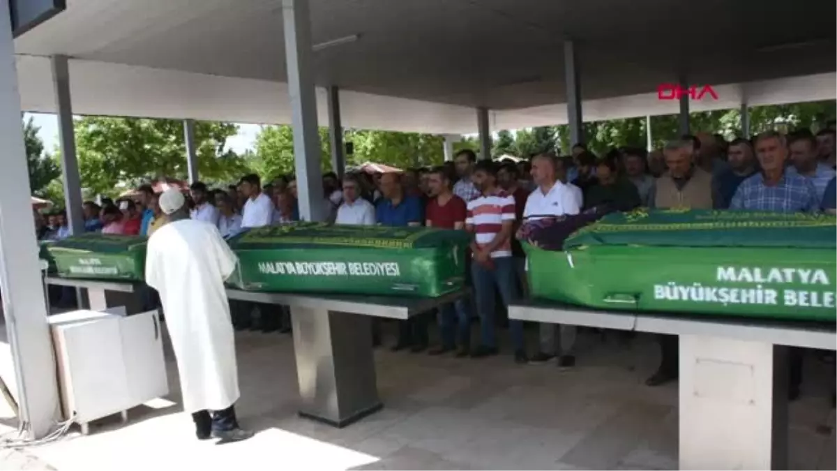 MALATYA Kazada ölen kulüp başkanı ile kadın memur, toprağa verildi