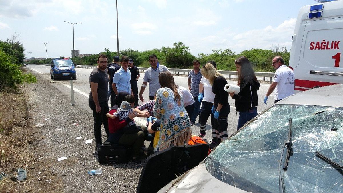 (Özel) Bayram tatili için 700 kilometre katettiler, 300 metre kala kabusu yaşadılar