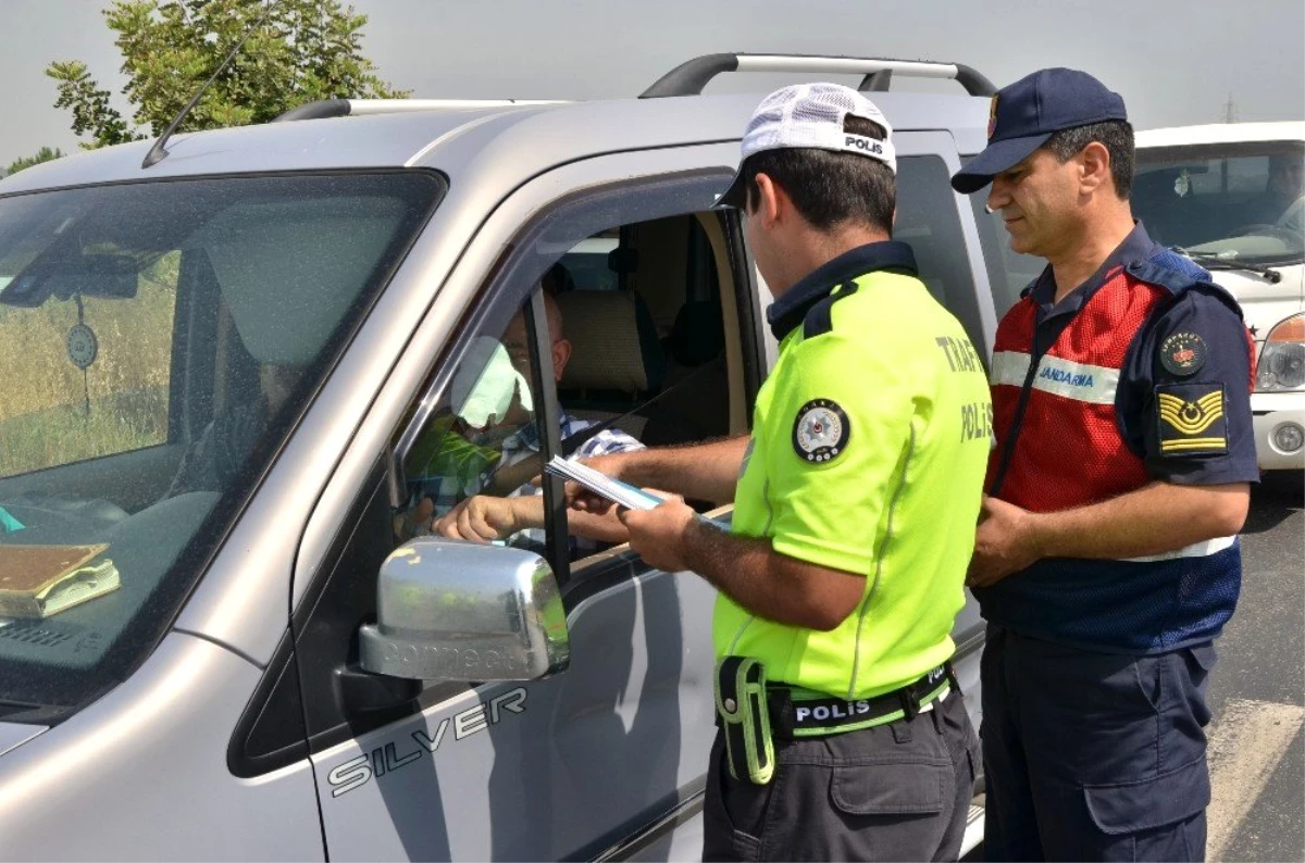 Polis ve jandarmadan trafik denetimi