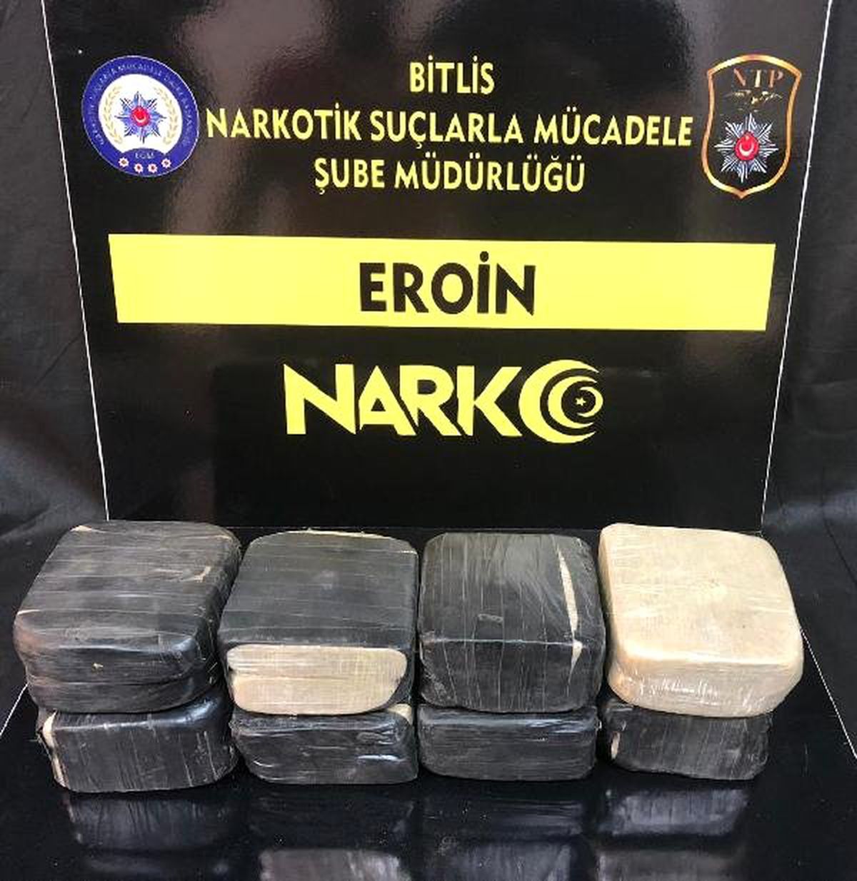 Bitlis\'te 4 kilo eroine 2 tutuklama