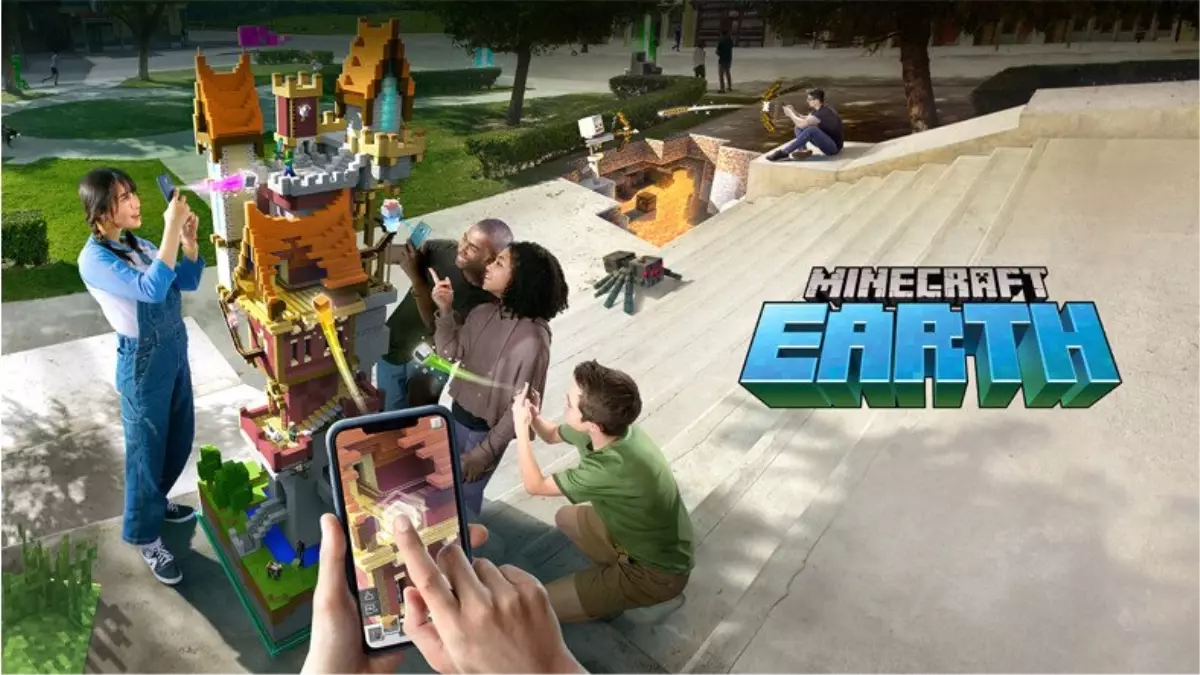Dün Duyurulan Minecraft Earth\'ün Nasıl Oynandığını Gösteren Video