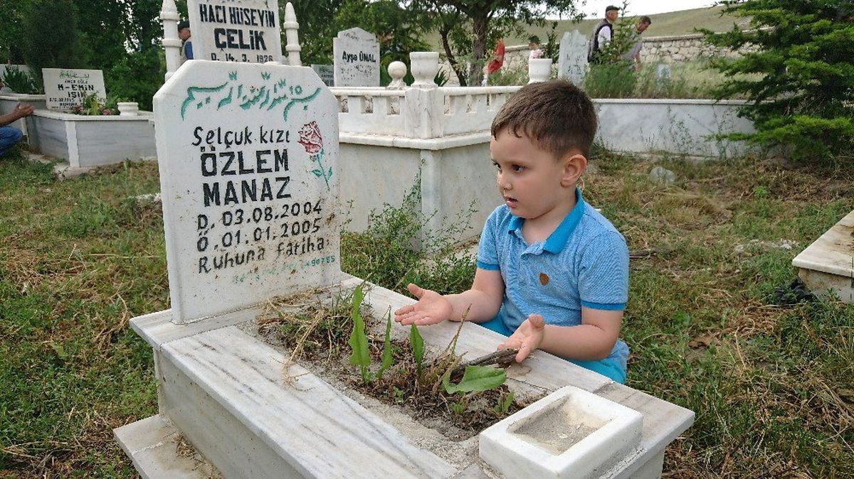 Gemiç Mahallesinde kabir ziyareti