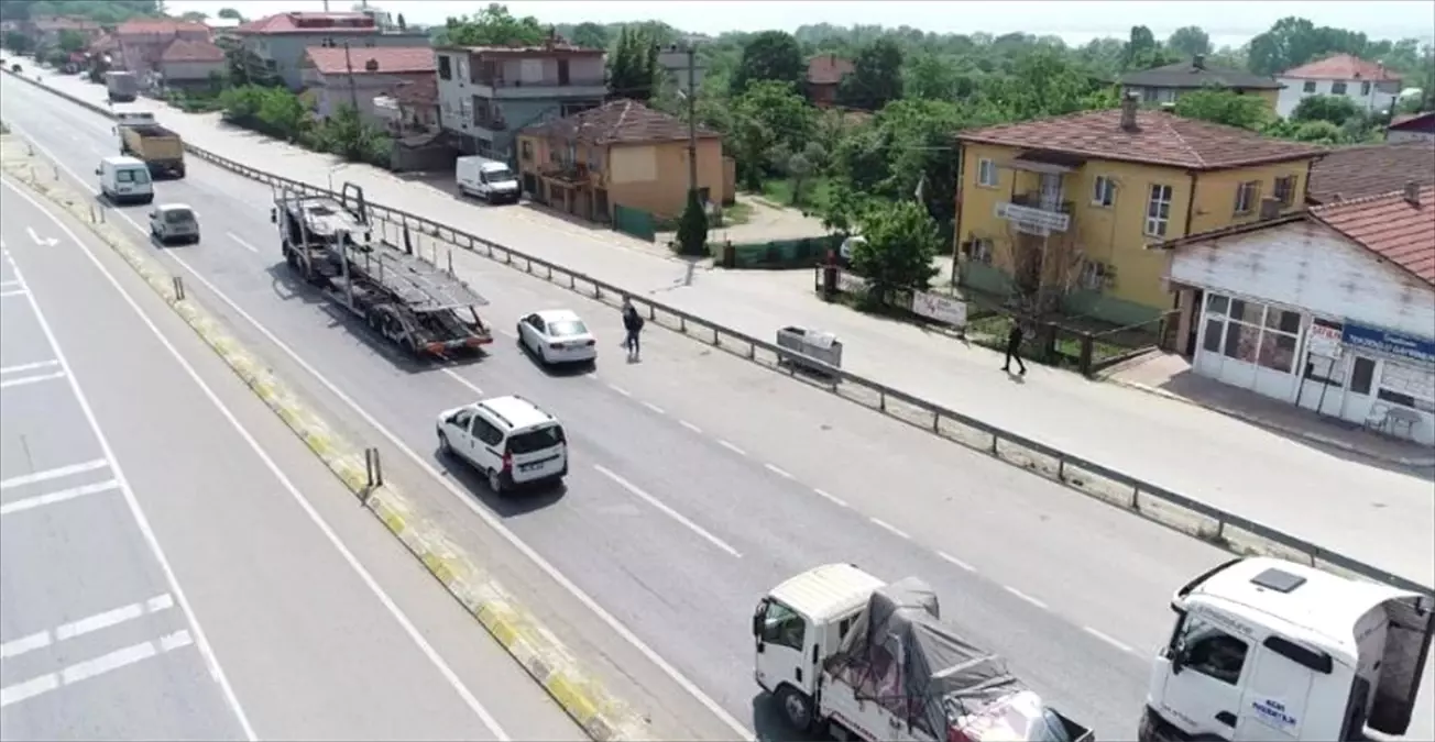 Kocaeli trafiğine havadan denetim