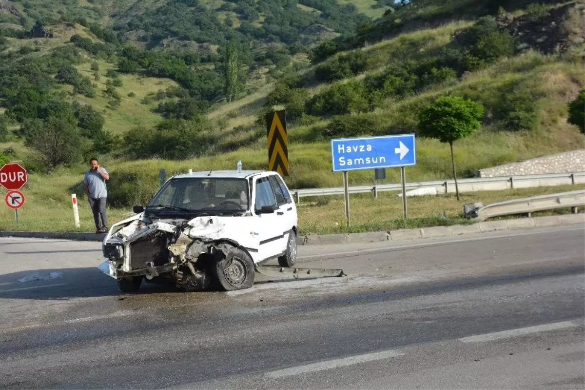 Samsun\'da trafik kazası: 4 yaralı