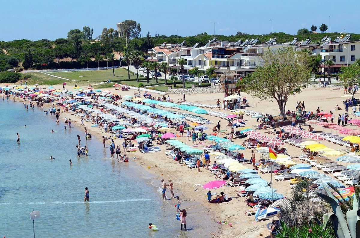 9 günlük tatilde Didim\'e tatilci akını